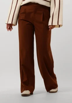 GESTUZ e pantalon paulagz mw wide pants bruin Best