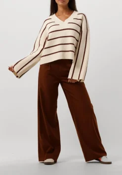 GESTUZ e pantalon paulagz mw wide pants bruin Best