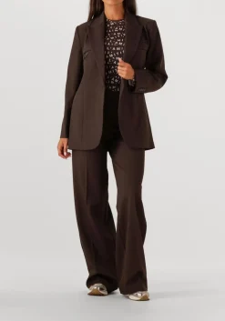 HAUTE L'AMITIÉ e haute l'amitié blazer premiere single blazer bruin New