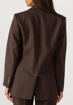 HAUTE L'AMITIÉ e haute l'amitié blazer premiere single blazer bruin New