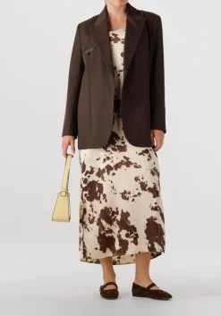 HAUTE L'AMITIÉ e haute l'amitié blazer premiere single blazer bruin New