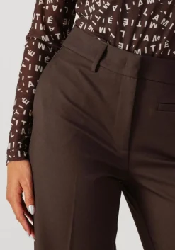 HAUTE L'AMITIÉ e haute l'amitié pantalon premiere plain tall pant bruin Online