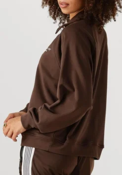 HAUTE L'AMITIÉ e haute l'amitié sweater polo logo sweat bruin Best