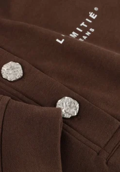 HAUTE L'AMITIÉ e haute l'amitié sweater polo logo sweat bruin Best