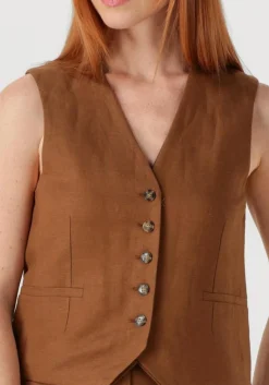 HERSKIND e gilet double up vest bruin Online