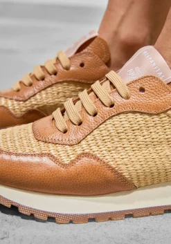 HISPANITAS e lage sneakers rhv254045 bruin New