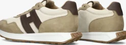 HOGAN e lage sneakers h601 allacciato bruin Clearance