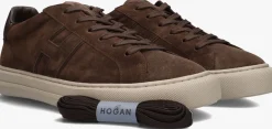 HOGAN e lage sneakers h691 allacciato h bruin Hot