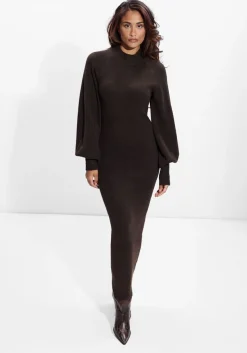 IBANA e maxi jurk kendra bruin