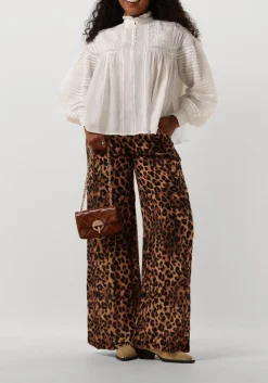 JANICE e wijde broek ringo bruin Best