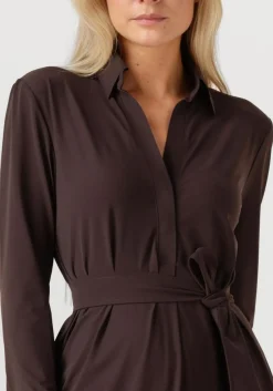 JAPAN TKY e midi jurk rasy bruin Online