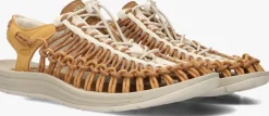 KEEN e platte sandalen uneek w bruin Sale