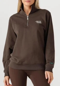 MERCER AMSTERDAM e sweater the mercer quarter zip contrast bruin Sale