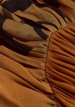 MES DEMOISELLES e maxi jurk muse bruin Outlet