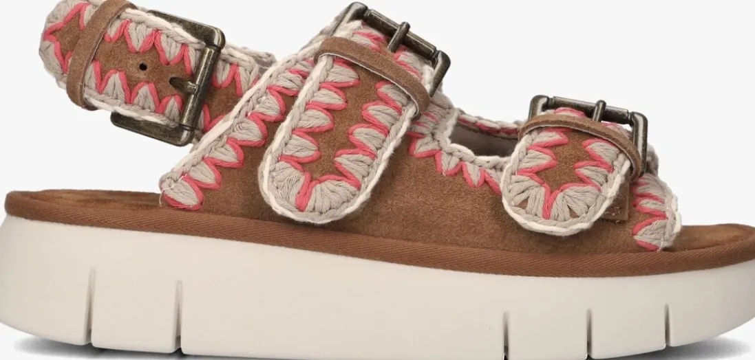 MOU e sandalen bounce sandal bruin Best