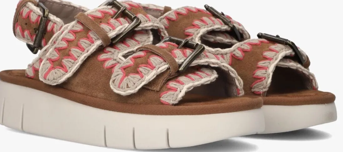 MOU e sandalen bounce sandal bruin Best