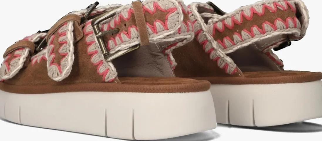 MOU e sandalen bounce sandal bruin Best