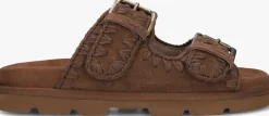 MOU e slippers low bio sandal 2buckles monoch bruin Online