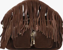 NÚNOO e núnoo schoudertas helena fringe suède bruin New