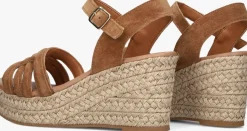 NOTRE-V e sandalen met hak as-14372 bruin Clearance