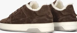 NUBIKK e lage sneakers basket court fur bruin Sale