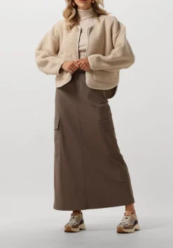 PENN & INK e maxirok 540 skirt bruin Outlet