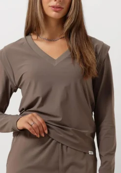 PENN & INK e tops & t-shirts 537 longsleeve bruin Outlet