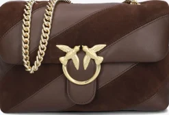 PINKO e schoudertas love puff classic bruin Clearance