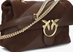 PINKO e schoudertas love puff classic bruin Clearance