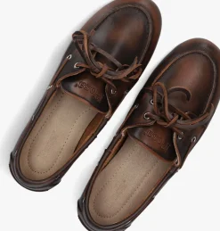 POSA e mocassins boat loafer brushed bruin Hot