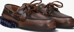 POSA e mocassins boat loafer brushed bruin Hot