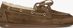 POSA e mocassins boat loafer veg-shearling bruin Sale