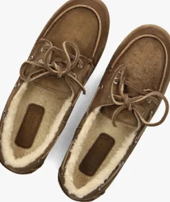 POSA e mocassins boat loafer veg-shearling bruin Sale