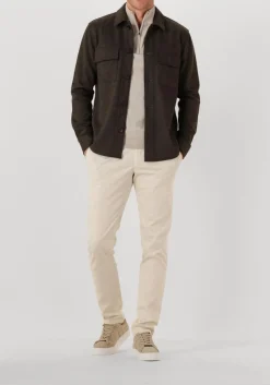 PROFUOMO e overshirt overshirt cutaway knitted bruin New