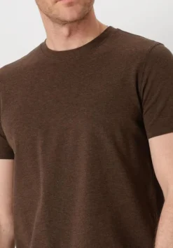 PROFUOMO e t-shirt t-shirt crew neck ss bruin New