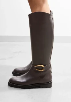 ROBERTO FESTA e hoge laarzen nia bruin Sale