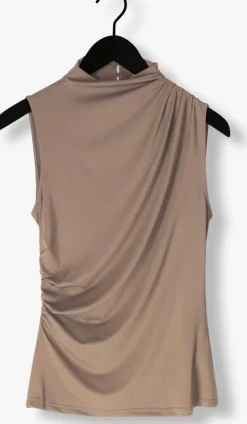 ROSEMUNDE e top billie sl drape top bruin Online