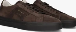 SANTONI e lage sneakers sue sneaker bruin Best