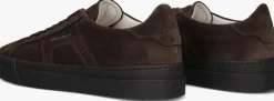 SANTONI e lage sneakers sue sneaker bruin Best