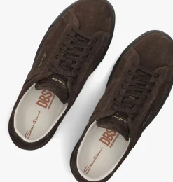 SANTONI e lage sneakers sue sneaker bruin Best