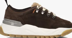 SANTONI e lage sneakers 61432 bruin New