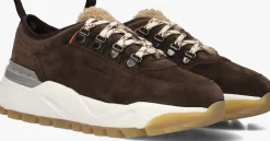 SANTONI e lage sneakers 61432 bruin New
