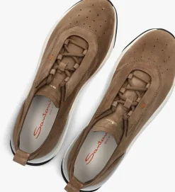 SANTONI e lage sneakers sue unlined runner bruin Discount