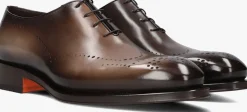 SANTONI e nette schoenen kaj bruin Best