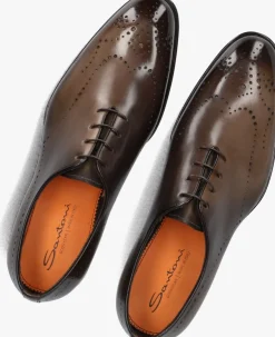 SANTONI e nette schoenen kaj bruin Best