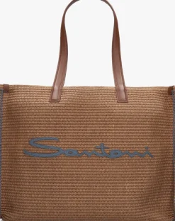 SANTONI e schoudertas 2447 bruin Discount