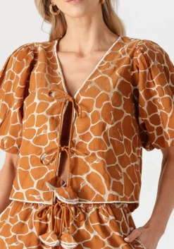 SCARLETT POPPIES e top kacie top bruin Hot