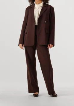SECOND FEMALE e blazer fique fitted blazer bruin