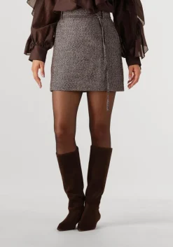 SECOND FEMALE e minirok arbor skirt bruin Online