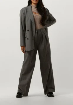 SECOND FEMALE e tops & t-shirts sanka knit t-neck bruin New